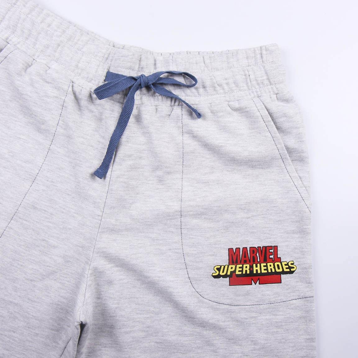 CERDÁ LIFE'S LITTLE MOMENTS Zestaw dla chłopców Superbohaterowie (zestaw szortów + T-shirtów), odzież dziecięca, 100% bawełna, kostium Marvel dla dzieci, ciemnoniebieski, normalny, granatowy, jeden