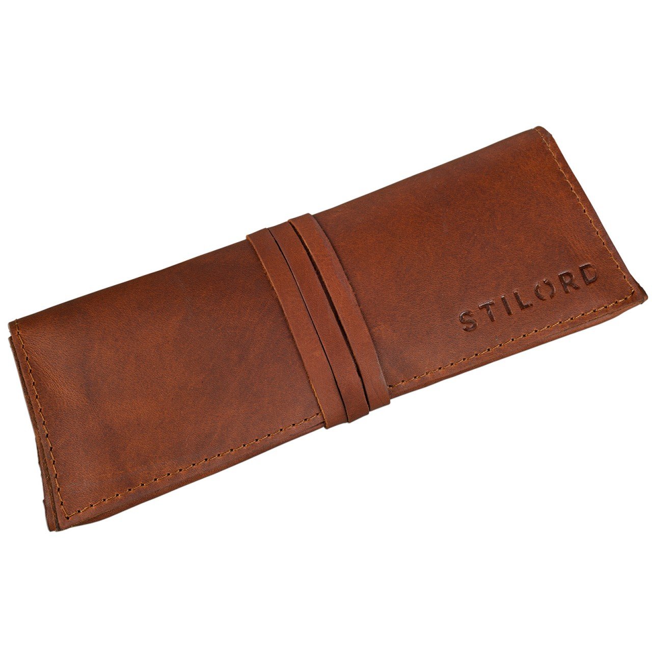 STILORD 'David' Leather Pencil case/Pouch/Pen Case/for School University and Office - Image 2
