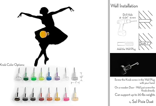 Miniatura 5 de Modern Wall Hook - Turquoise - Custom Name - Personalized Wall Hook - Nursery Room Decor - Coat Hook - Decorative Wall Hooks - Kids Room