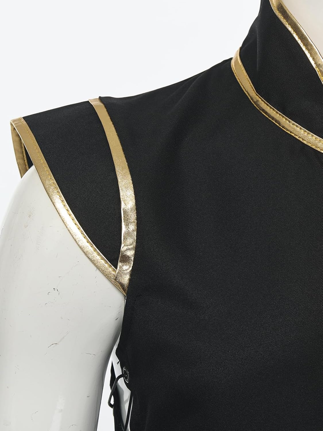 Men’s Medieval Viking Long Vest Renaissance Sleeveless Tunic Tabard Knight Cosplay Costume - Image 6