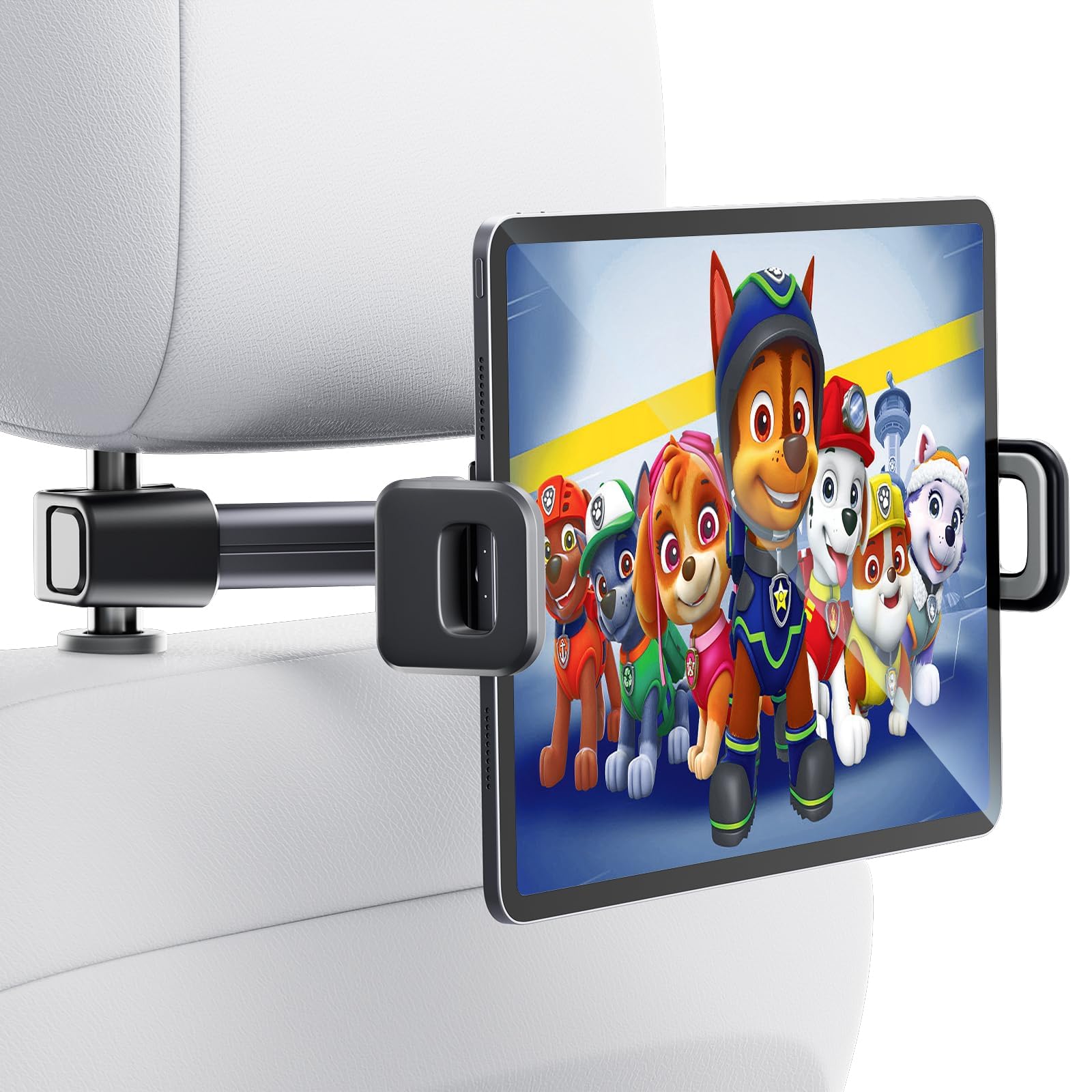 PFUTURE Pro Tablet Holder for Car Backseat, Mount Stand for iPhone, Tablets, for Nintendo Switch, iPad, Smartphones (4.7" to 12.9" Devices) Essentials Car Accessories