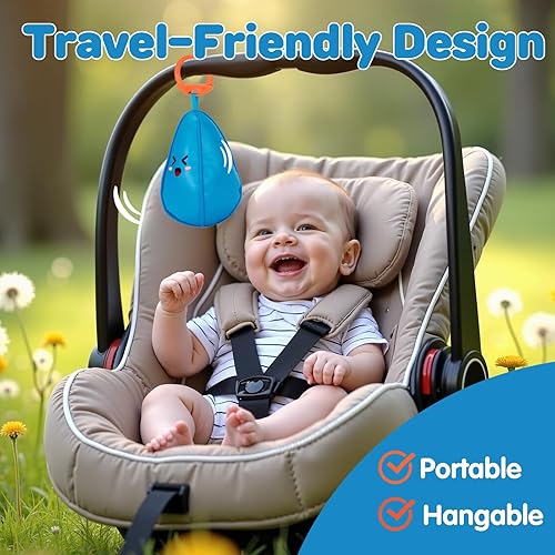 Miniatura 5 de hahaland Juguetes para bebés de 6 a 12 meses, juguetes para bebés de 3 a 6 meses, juguete Montessori para niños de 6 meses, juguete sensorial para