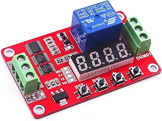 Anncus 10pcs 12V Multifunction Self-Lock Relay Cycle Timer Module PLC Home Automation Delay Integrated Circuits