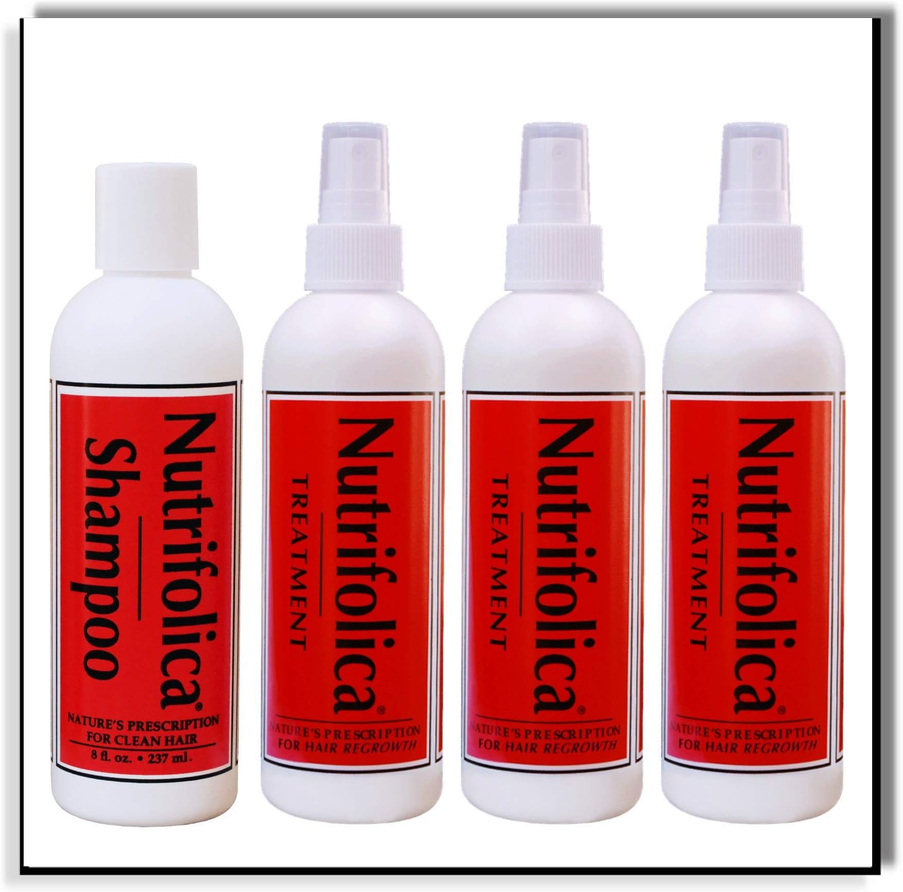 Nutrifolica Natural Hair Loss Treatment with a Free Bottle of Shampoo