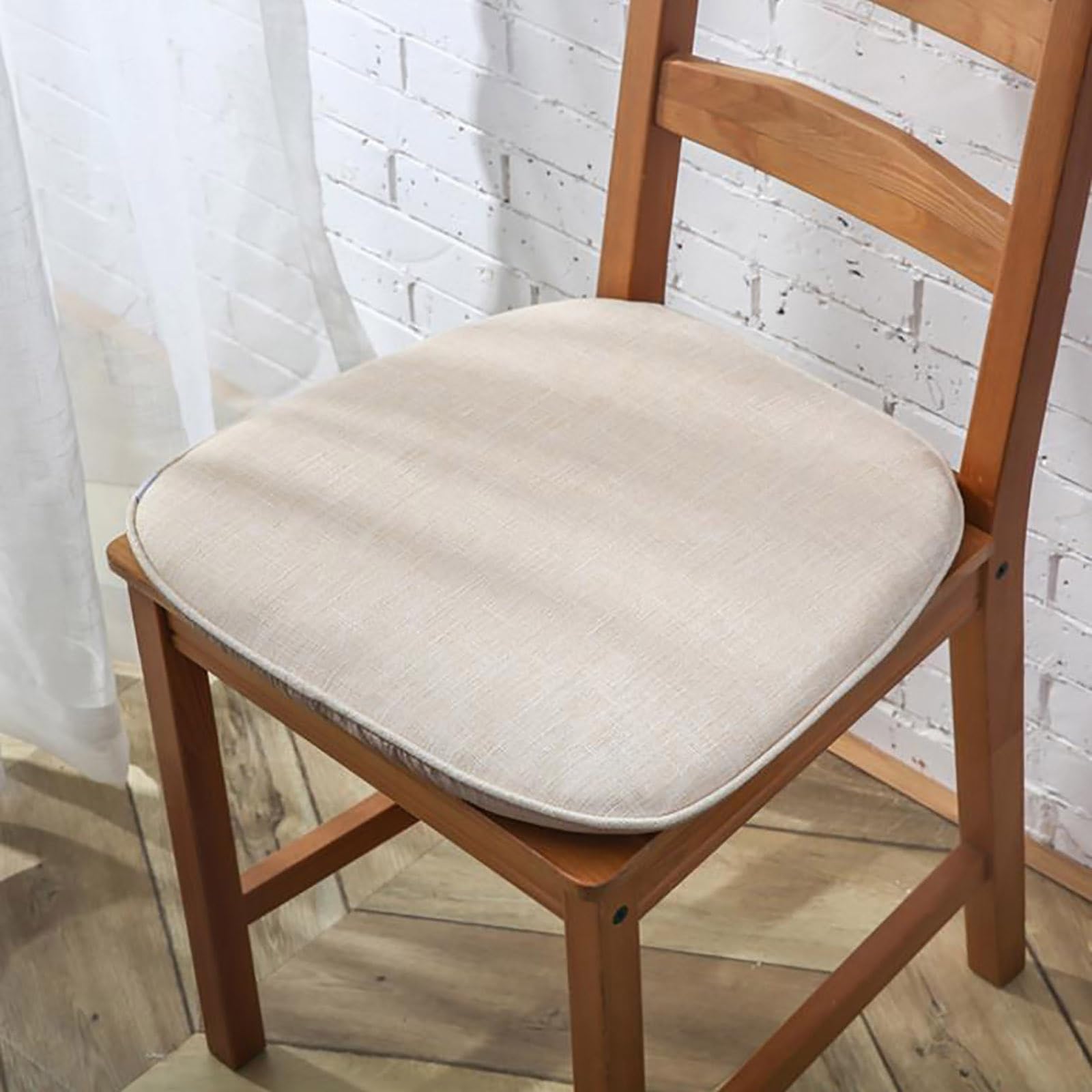 Coussin en lin de qualité pour chaise de cuisine respirant