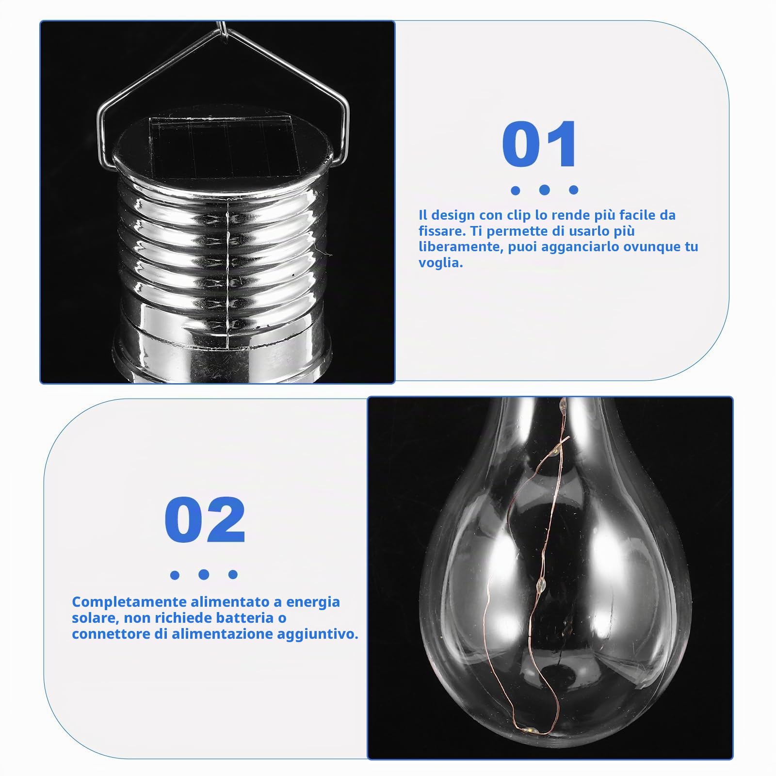UPKOCH 5 Pz Lampadina Solare Luci Esterne Per La Casa Lampadine Al Coperto Lampadine a Led Lampadina a Led Luce Da Campeggio a Led Lampada a Sospensione Addominali Portatile
