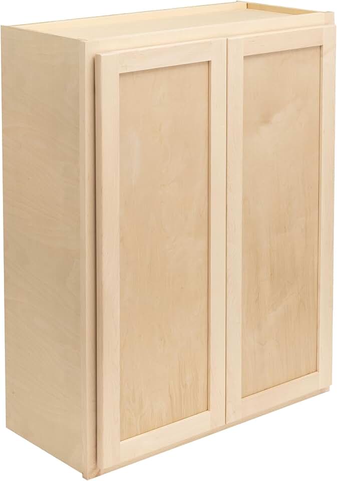 Raw Maple Shaker Wall Cabinet
