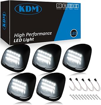 KDM Cab Roof Marker Light for 1999-2016 Ford F250 F350 F450 F550 Super Duty