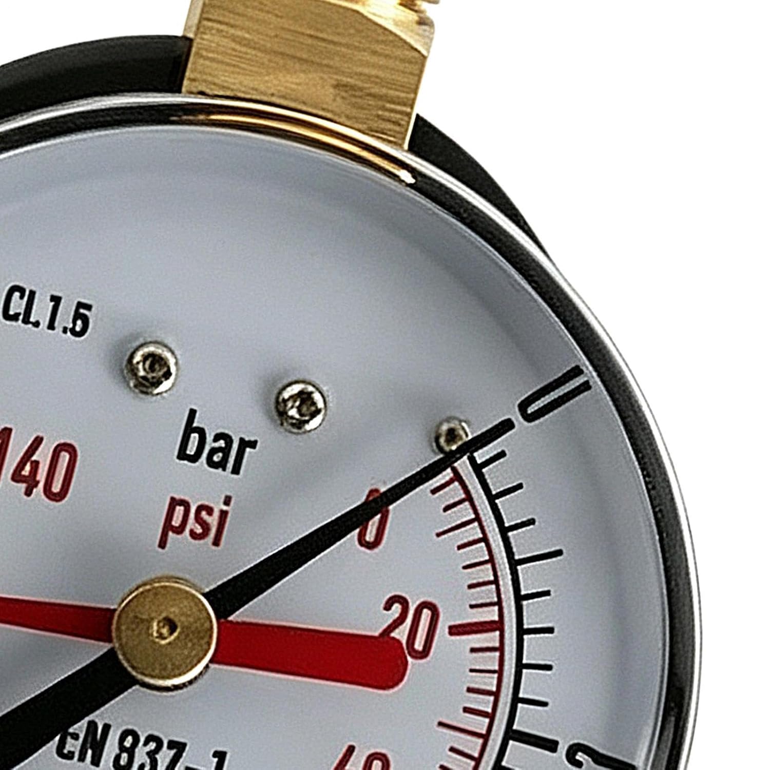 Waterproof Pressure Tester, 60-140 PSI Easy Read Axial Interface, Oil Press