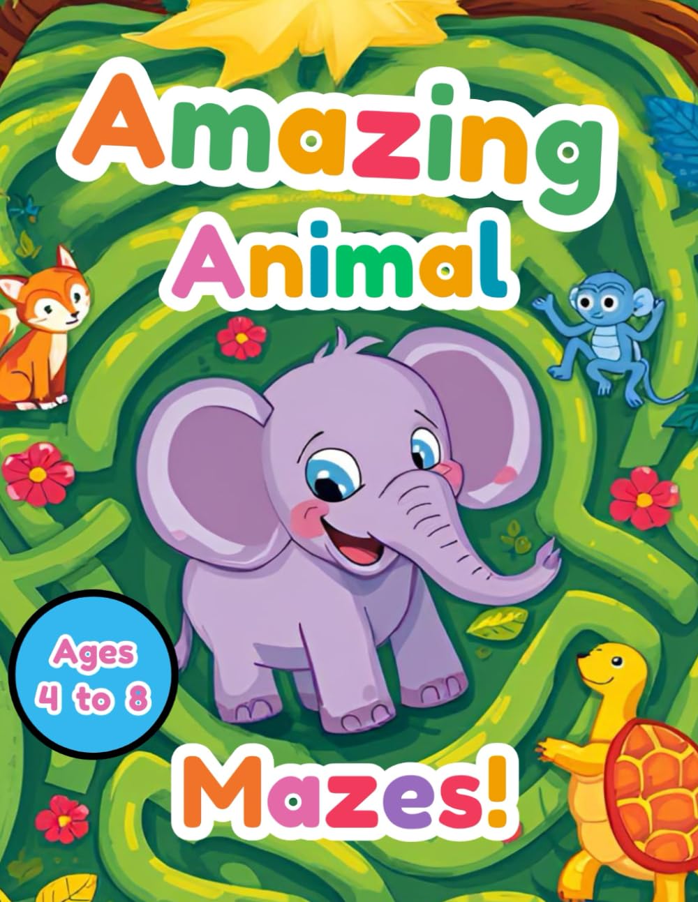 Animal Maze Adventure Book for Kids: “Fun Mazes, Tracing Practice, and Animal Facts for Curious Kids Ages 4–8”