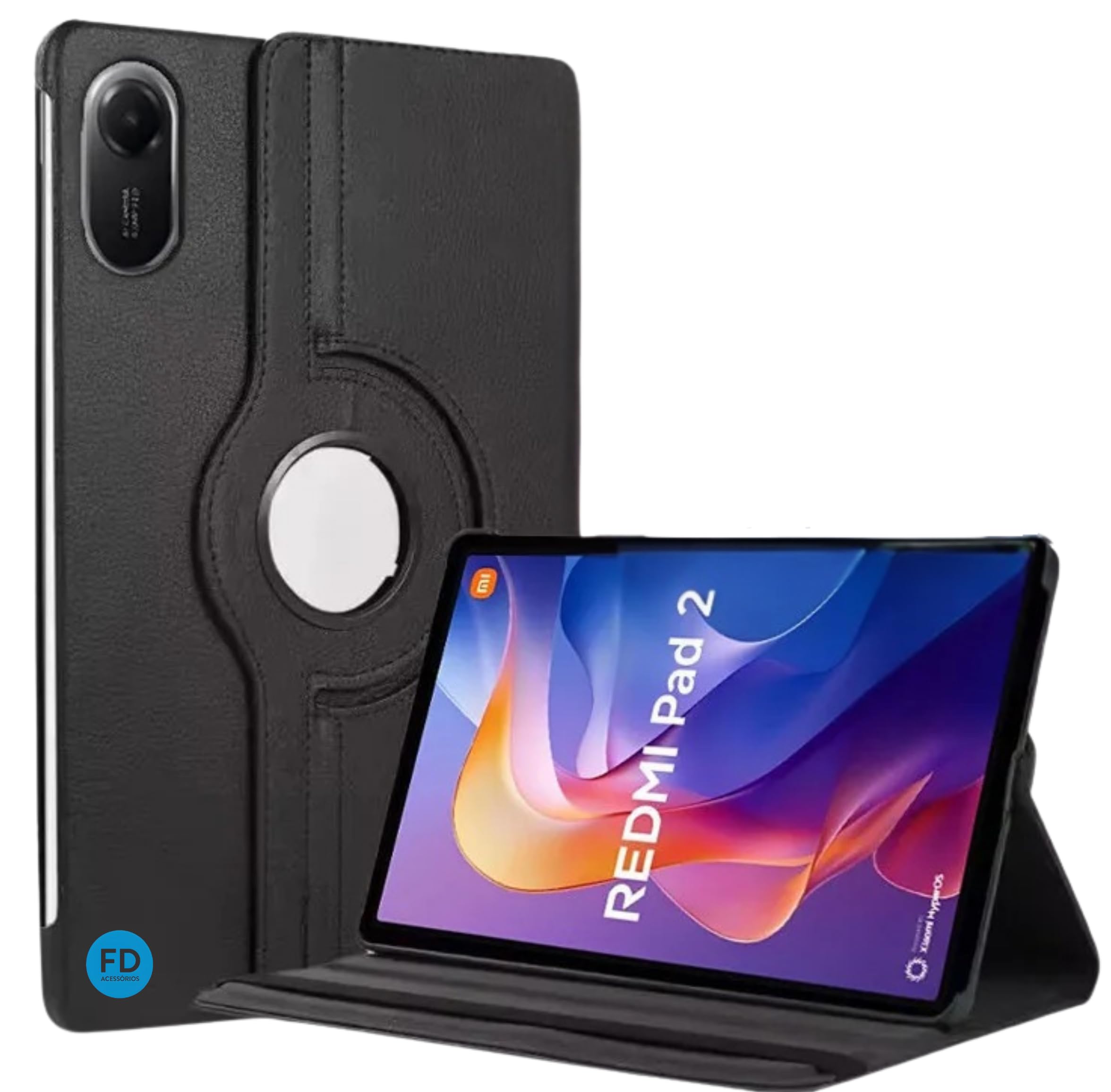 Capinha Case Giratória Capa para Redmi Pad 2 11