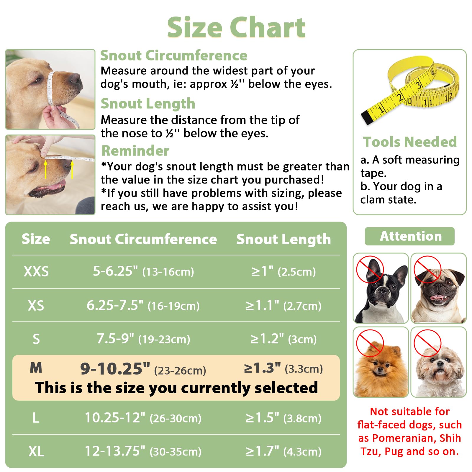 Mayerzon Bozal para perro con gancho y bucle para perros grandes, medianos y pequeños, bozales patentados de malla suave Beagle Labrador para morder, masticar, aseo, transpirable, ajustable, permite