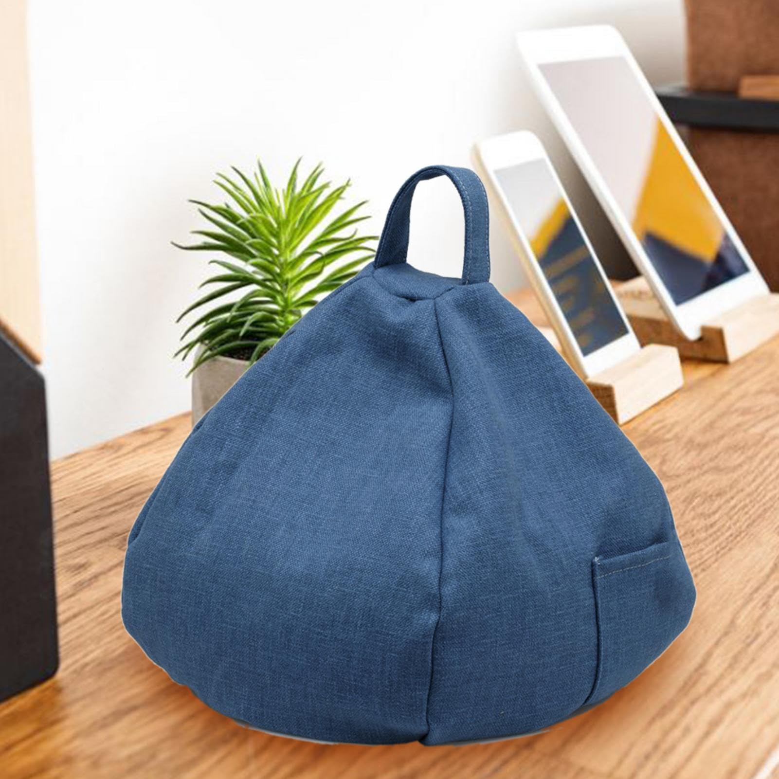 Support D'oreiller Pour Tablette – Support De Tablette Souple Avec Poches, Support Pour Genoux, Fournitures Pour La Lecture | Support De Livre Antichute Et Oreiller De Voyage Pour Ordinateurs Debout