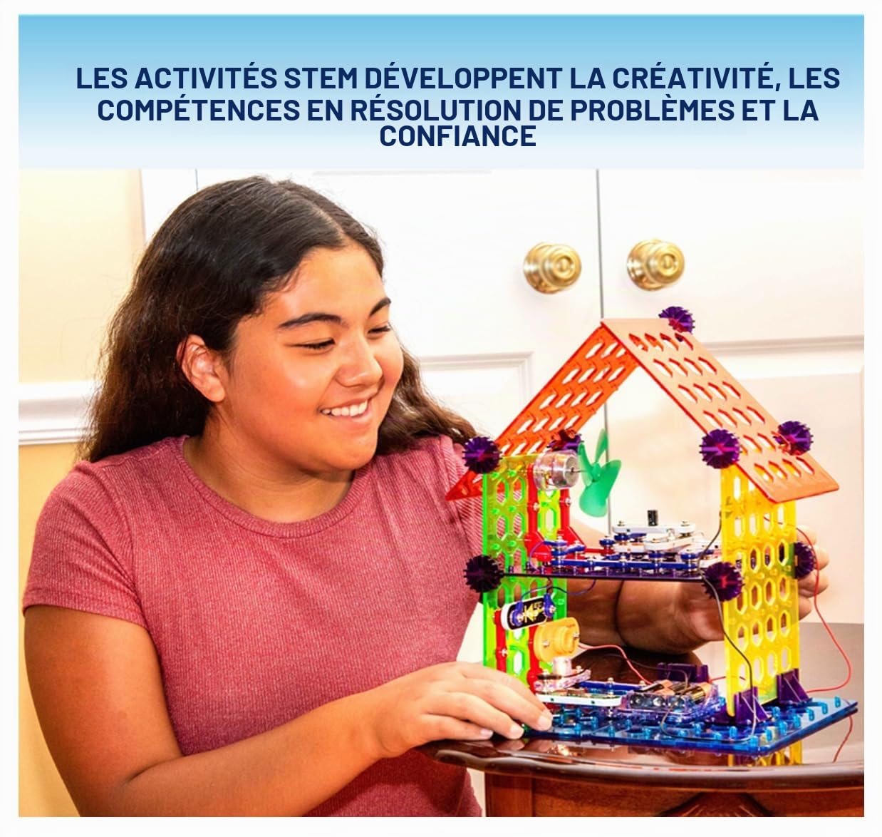 Snap Circuits My Home SC-MYH7 | Plus de 25 projets STEM | Manuel de projets en Couleur | 60 pièces | Jouet éducatif STEM pour Enfants de 8 Ans et Plus