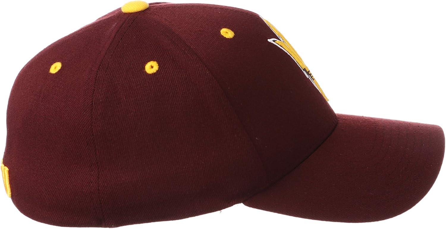 ZHATS NCAA Mens Stretch Fitted Hat Team Color - Image 5