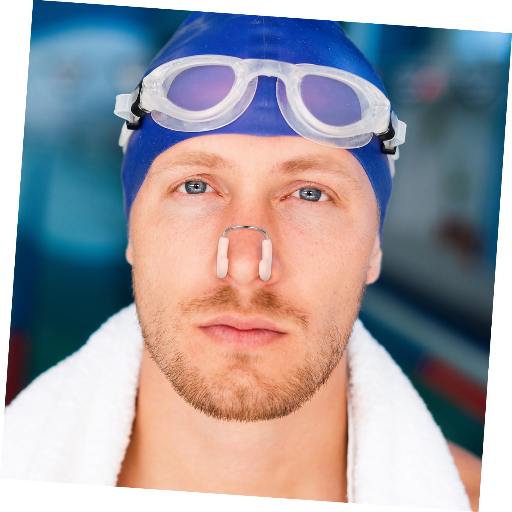 GOOHOCHY 4sets Diving Nose Protector Swimming Nose Clip for Kids Adults Silicone Plugs Pack 3pcs*4