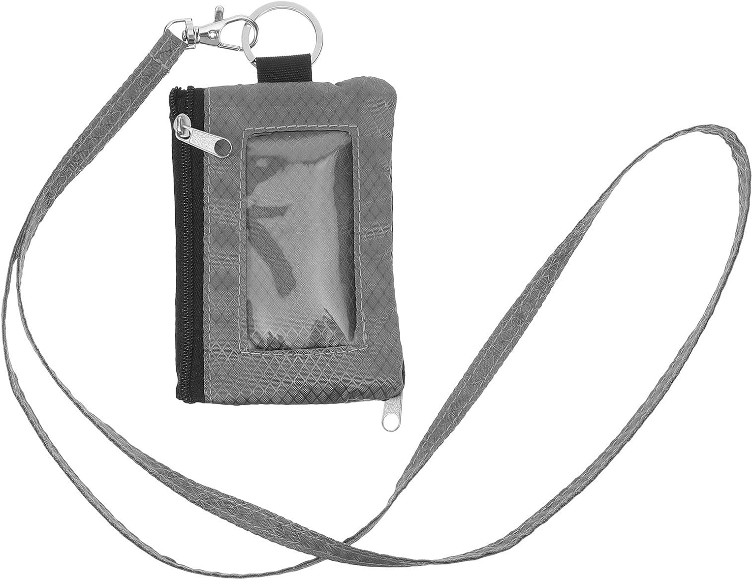 COHEALI Rfid Blocking Mini Wallet with Lanyard and Id Window