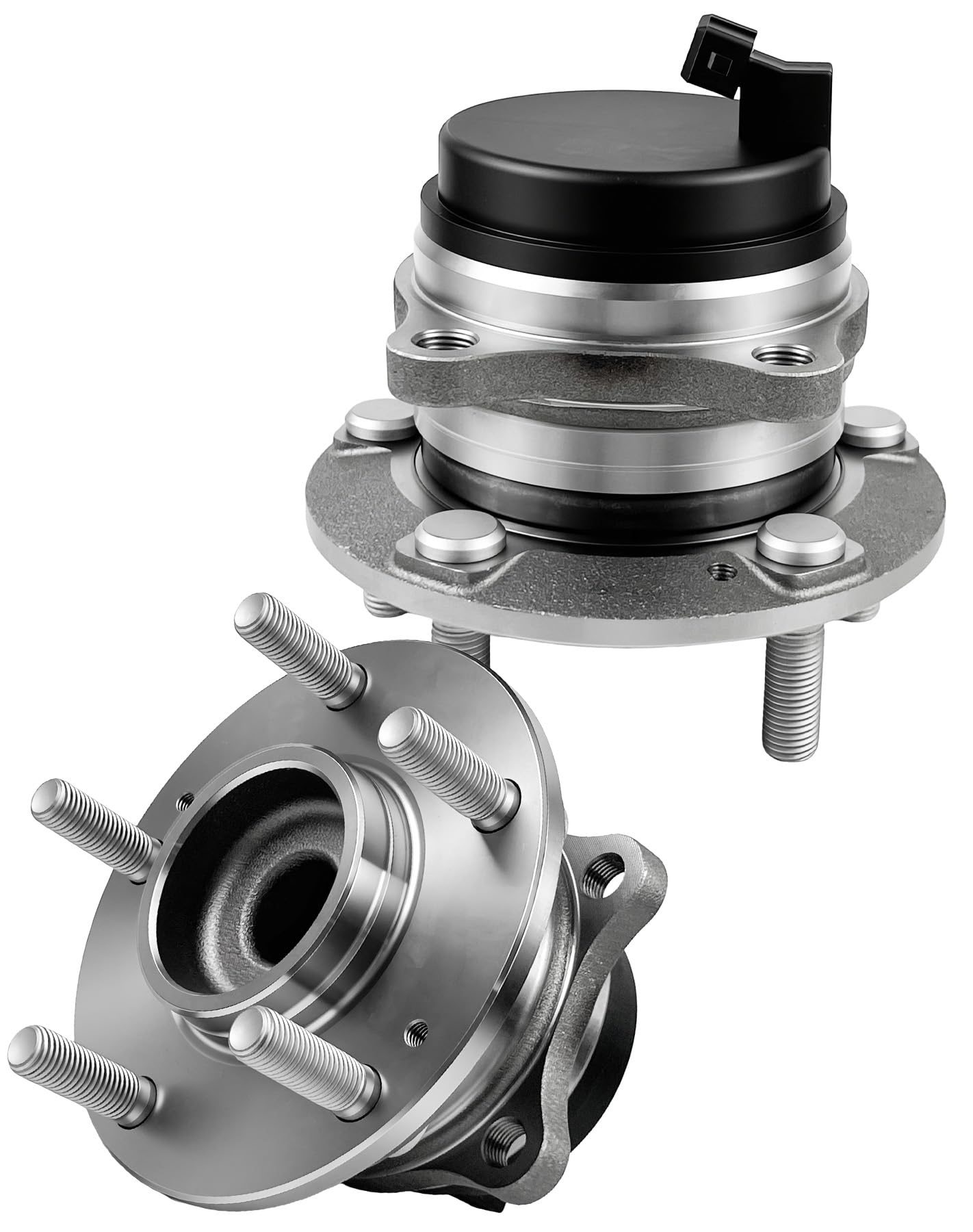 Photo 1 of 2 Pcs 512326 Rear Wheel Bearing Hub Assembly Compatible with Kia Sorento 2011-2015, for Hyundai Santa Fe Sport 2013-2018, Santa Fe XL 2019, Veracruz 2007-2012, Santa Fe 2007-2020, 5 Lugs w/ABS