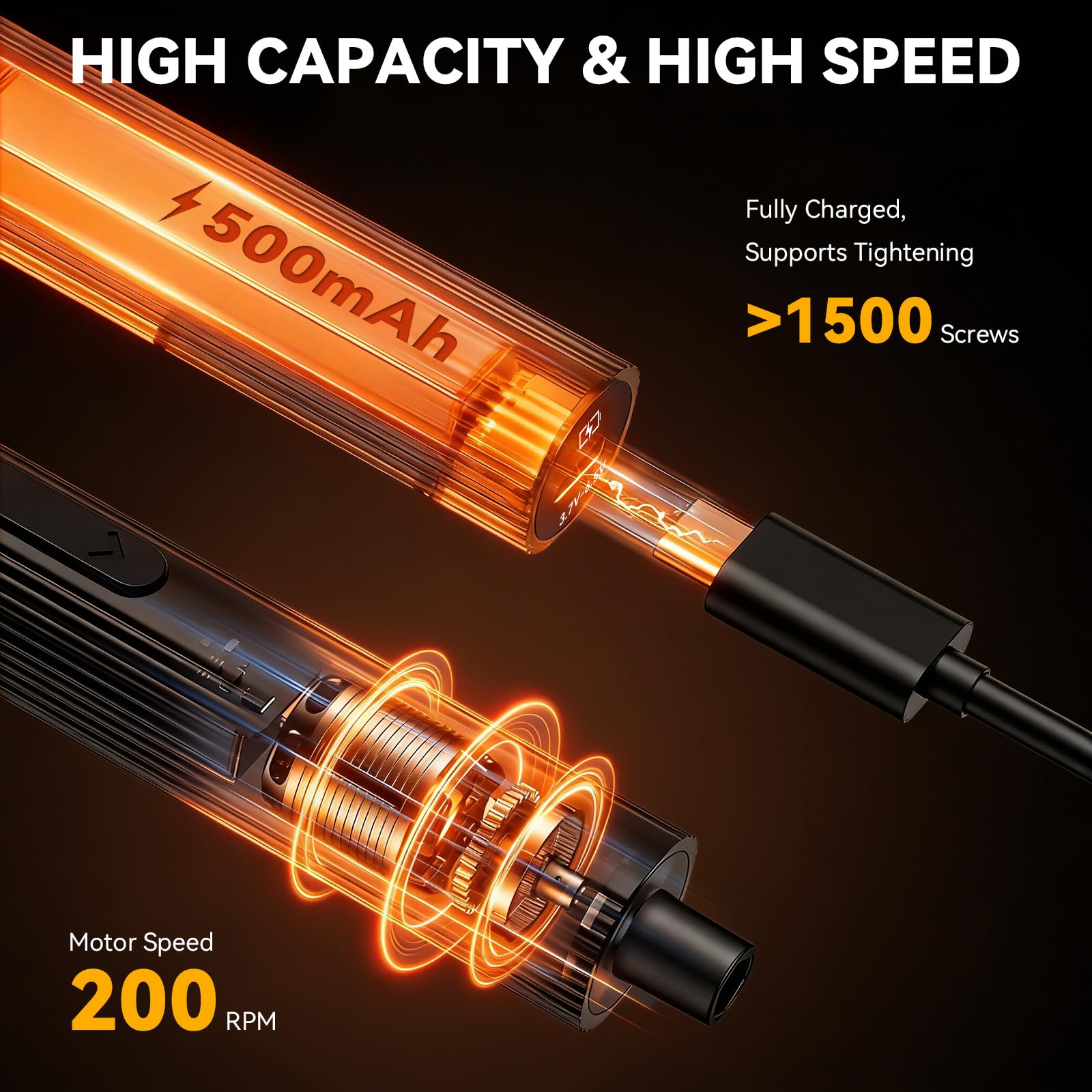 KELIN Destornillador eléctrico 156 en 1, juego de destornilladores de potencia de precisión, 5 niveles de par y 140 puntas magnéticas de acero S2, regalos para hombres, kit de herramientas de