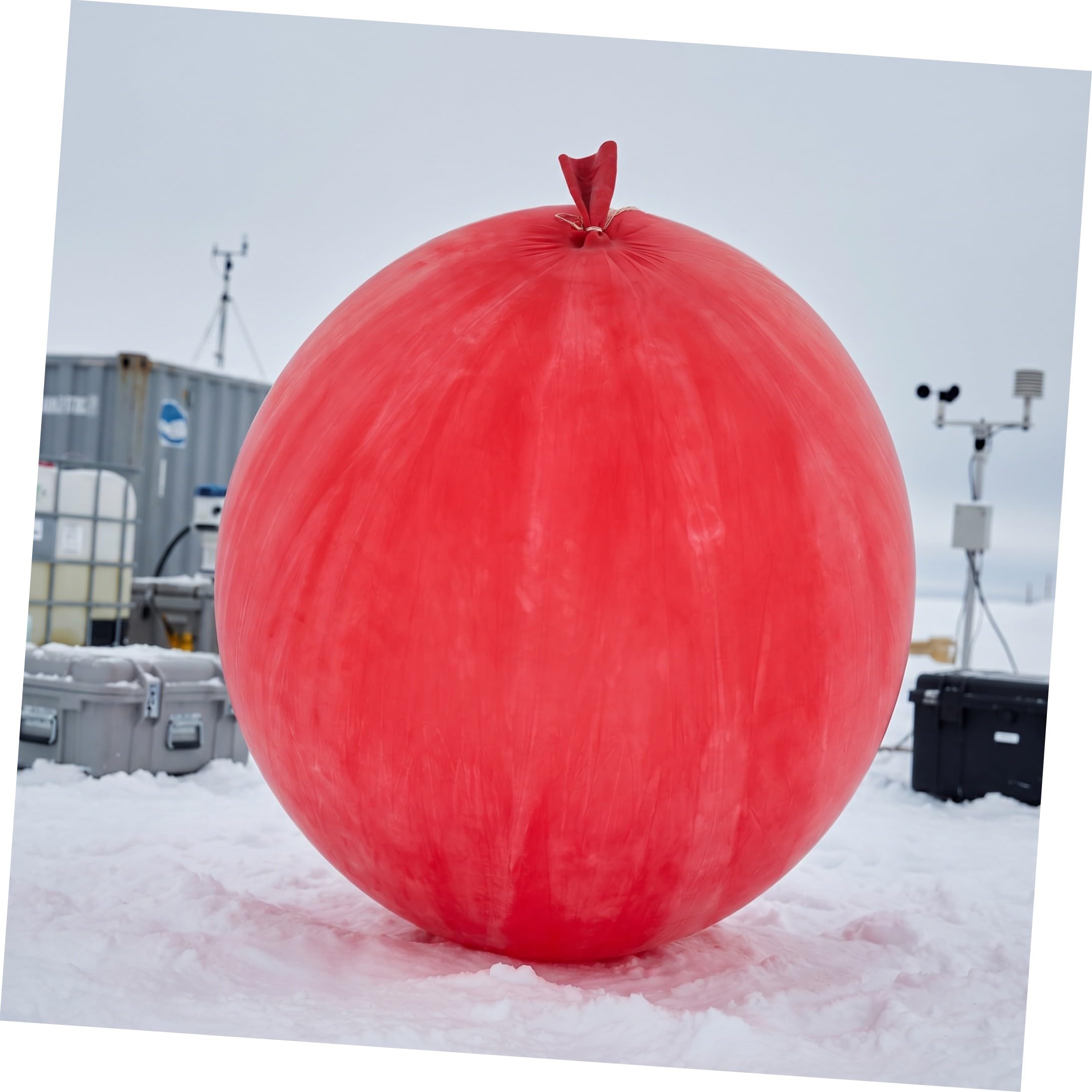 Esfera de Látex Rojo de Observación Meteorológica Gigante para Estudio