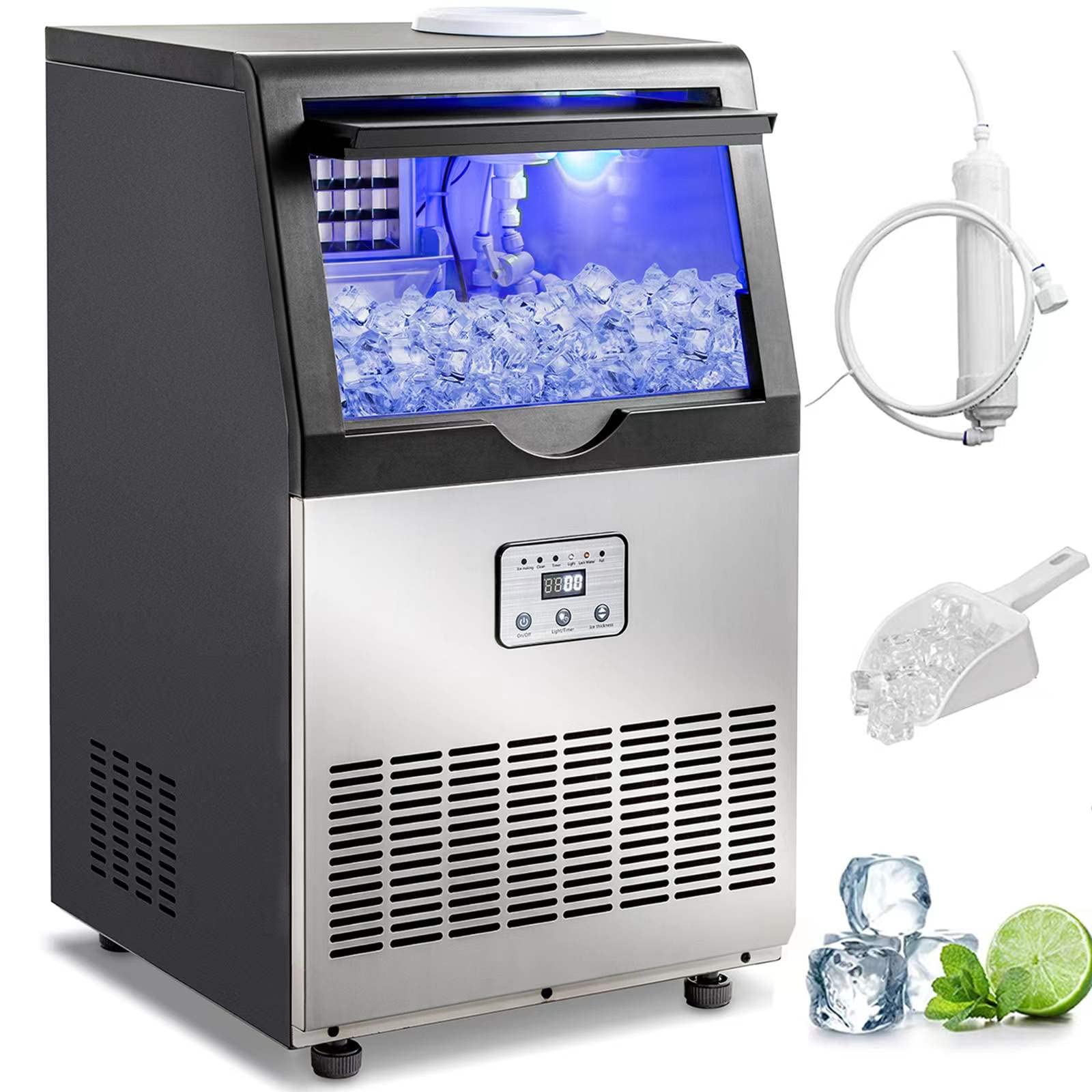 Buy DESENNIE 110V Ice Maker Machine 70LBS/24H Make a Appointment