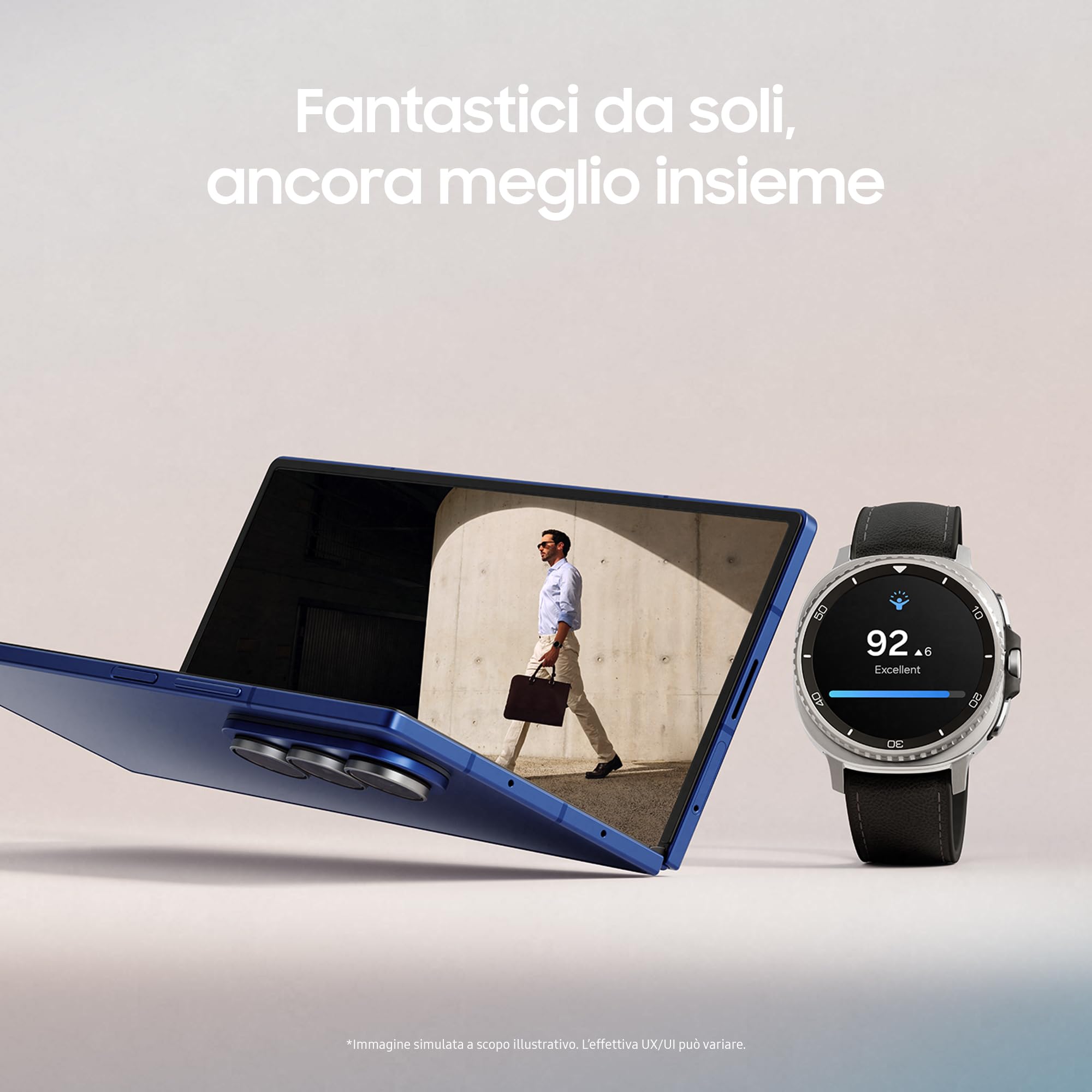 Samsung Galaxy Watch8 Classic (Black, BT, 46mm) Smartwatch Galaxy AI, Design Resistente agli Urti, Ghiera Girevole, Processore 3nm, Monitoraggio Attività Fisica e Sonno, One UI 8 [Versione Italiana]