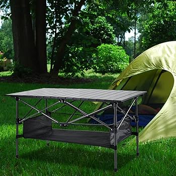 Amazon.co.jp: キャンプテーブル下収納袋 折りたたみテーブル収納