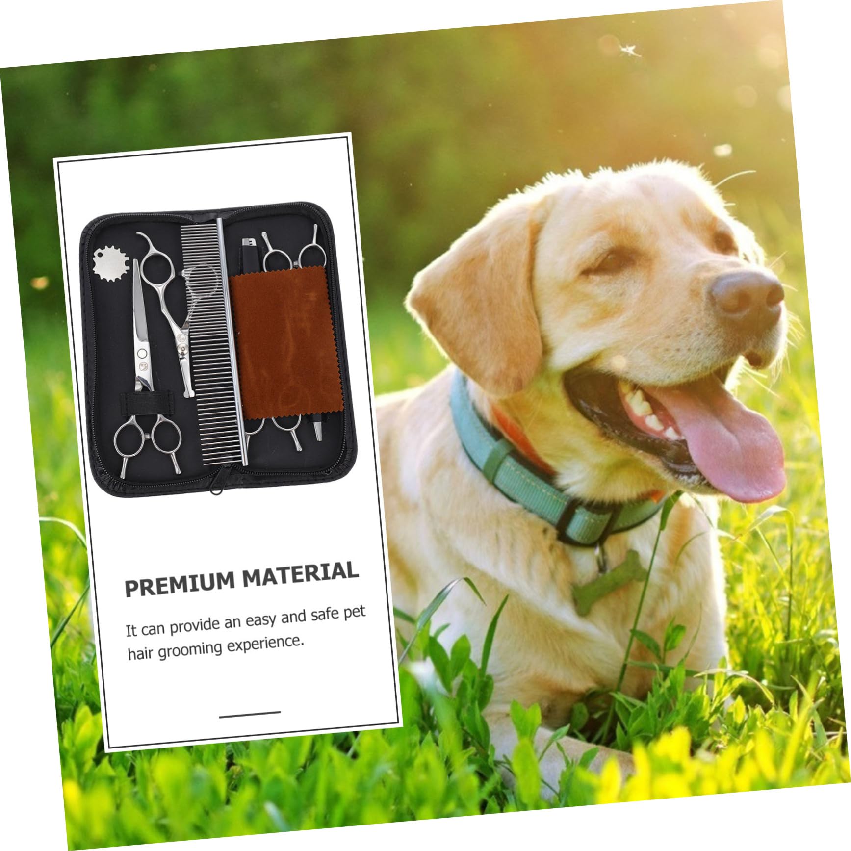 SUPVOX Ciseaux de Toilettage pour Animaux Outils de Coiffure pour Chiens Ciseaux de Toilettage pour Chiens pour Animaux