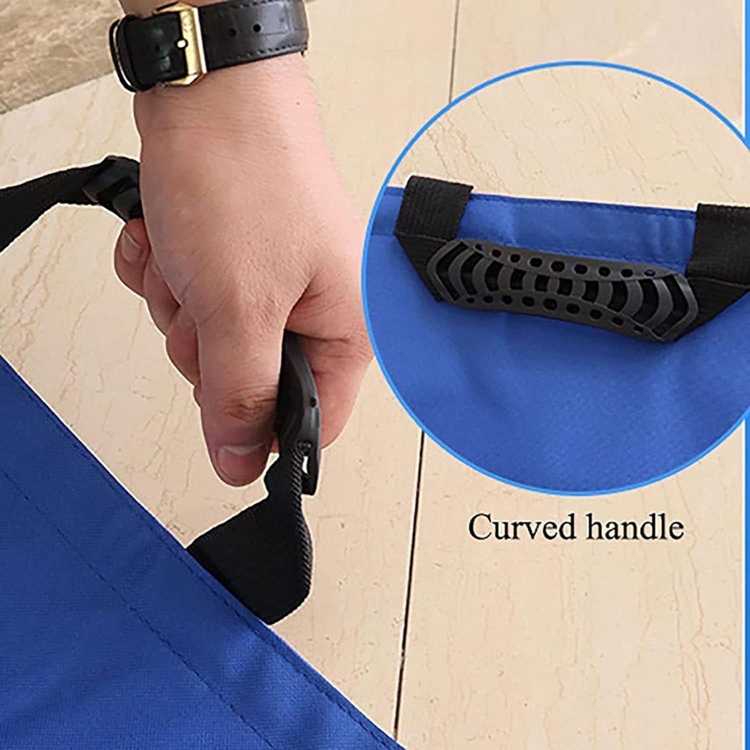 Civière souple étanche avec 12 poignées - Portable et pliable - Pour les lieux de sport à domicile - Positionnement de lit - Civière de transport