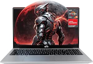NIMO 15.6-Inch Laptop with AMD Ryzen 5 6600H, 16GB DDR5 RAM, and 256GB SSD