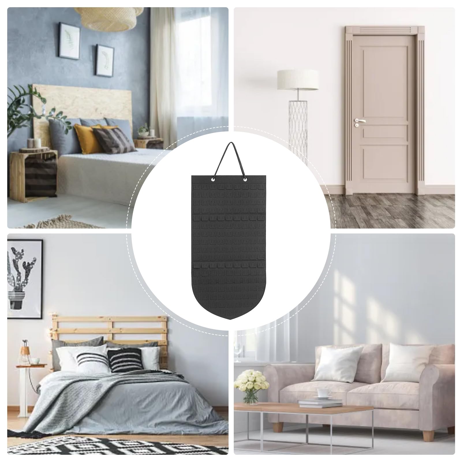 Preboun Emaille-Pinnwände-Set – 6 Display-Seiten + 6 Schutzseiten Aus Filz, 21,6 X 27,9 Cm, Für A4-Ordner