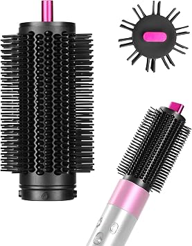 Upgraded Round Volumizing Brush Attachment for Dyson Airwrap Fuchsia