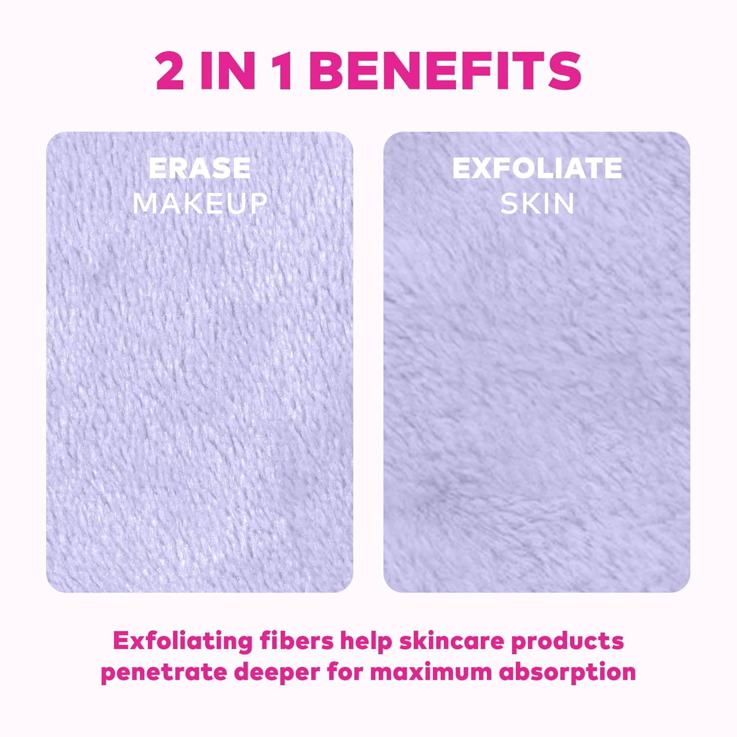 The Original MakeUp Eraser, 7-Day Set, Erase All Makeup With Just Water, Including Waterproof Mascara, Eyeliner, Foundation, Lipstick, Sunscreen, and More!, 7ct.