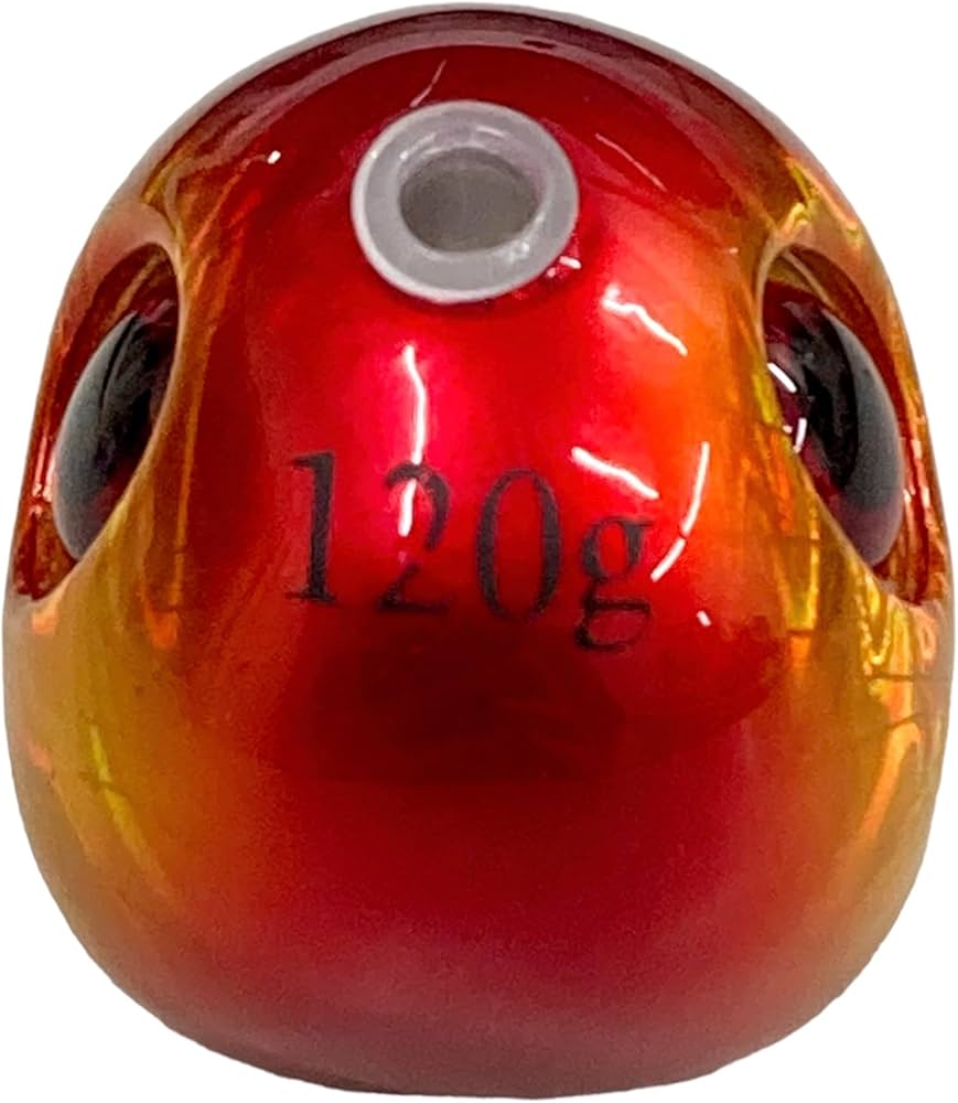 Amazon | タングステンシンカー タイラバシンカー 120g 赤×金 1