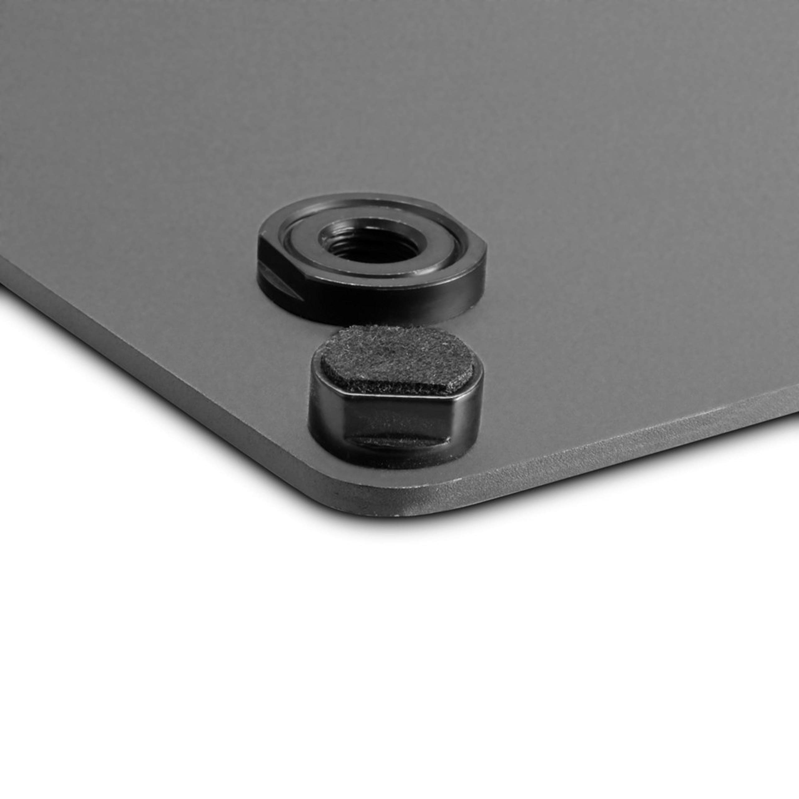 Gravity LS 431 B - Supporto leggero con base quadrata in acciaio e possibilità di montaggio ad eccentrico