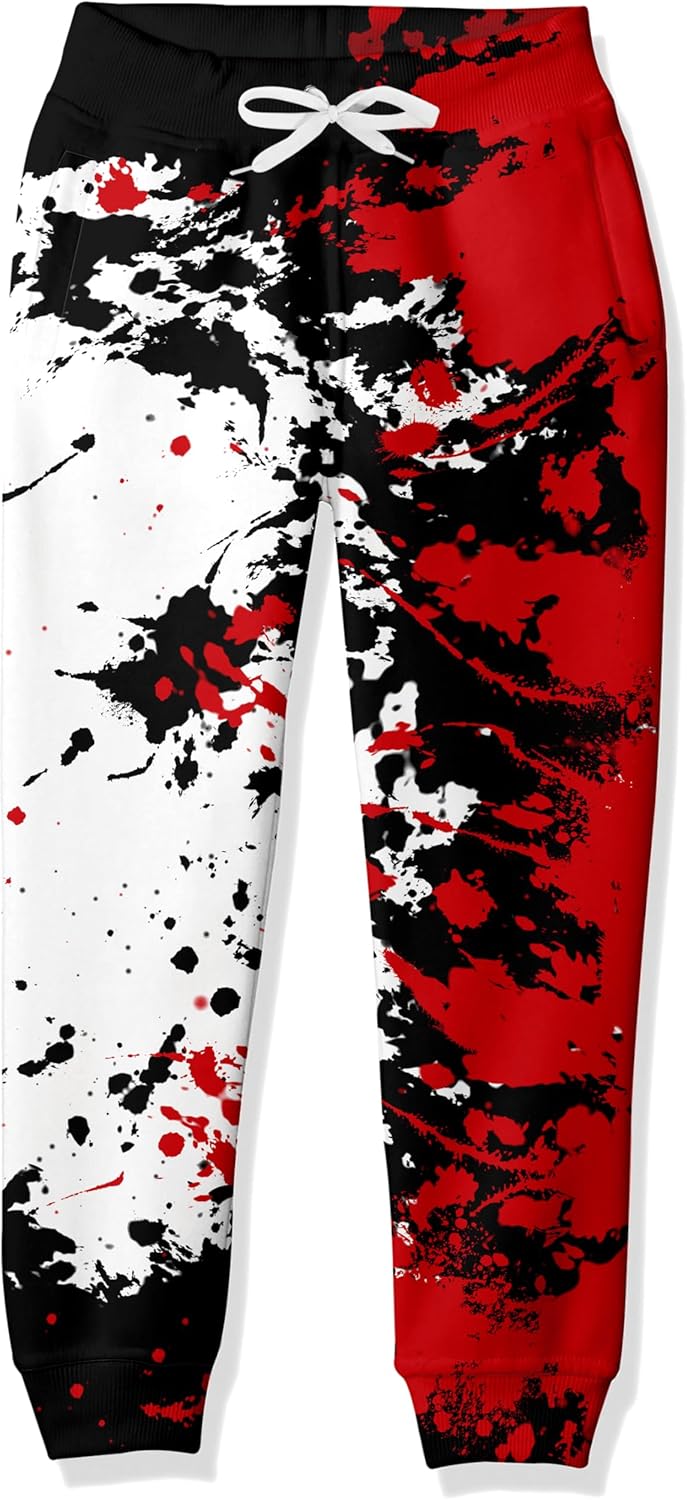 UNICOMIDEA Boys Girls Jogger Pants Funny 3D Graphic Sweatpants Athletic Sports Pants for Kids 6-16 yrs