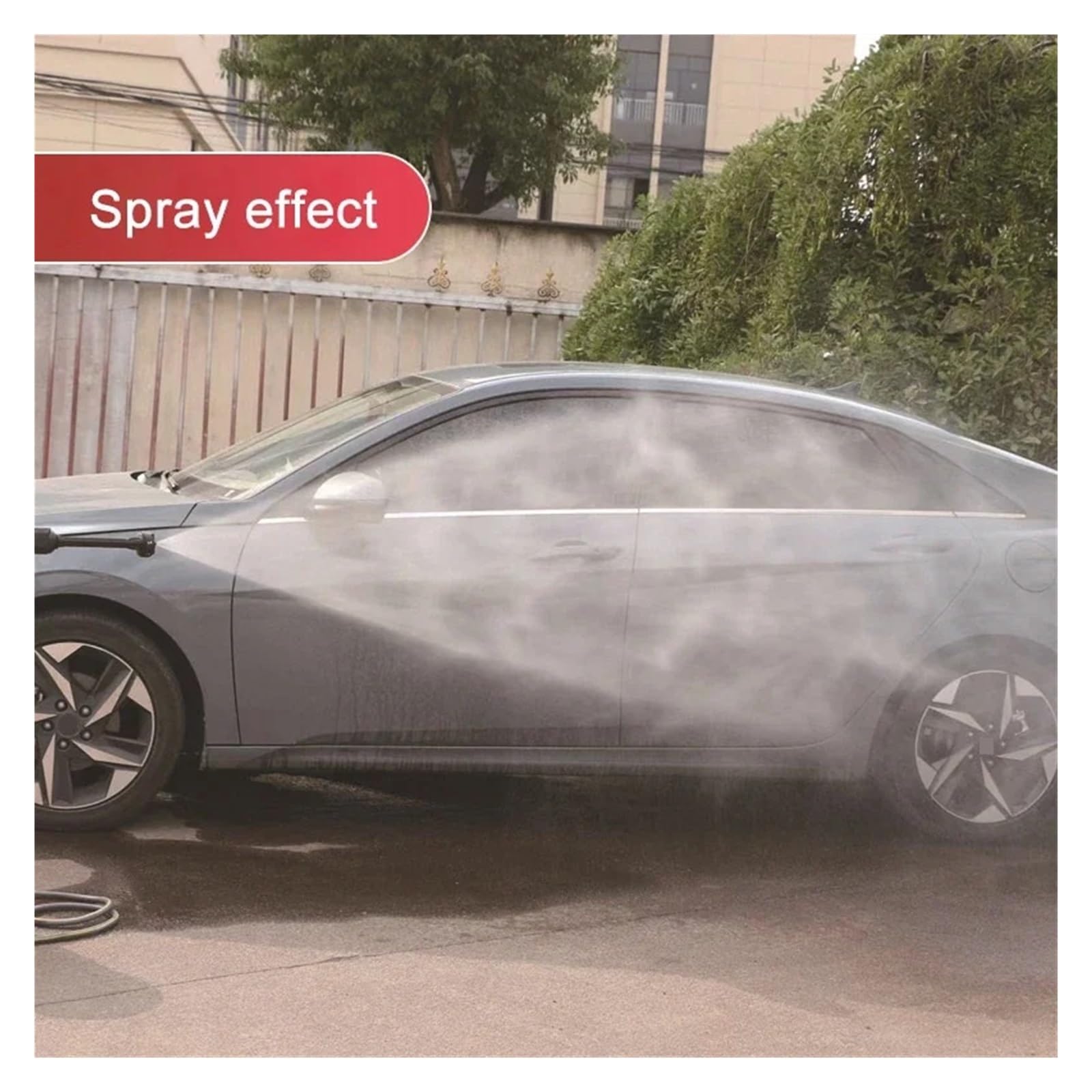 Lavadora De Coches Eléctrica 200Bar, Pistola Agua Lavado Alta Presión, Motor Sin Escobillas, Limpiador Inalámbrico, Boquilla Ajustable Potente Chorro A PresióN