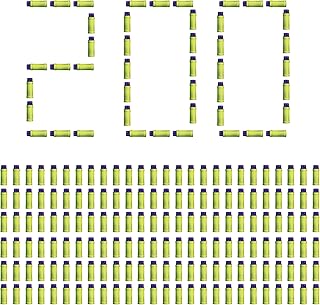 DART ZONE Pro-Series 2.0 Half Length Darts Refill – 200 pcs for Toy Foam Blasters & Guns – Compatible with Pro-Series Adventure Force Gun Blasters – For Foam Dart Gun & Soft Bullet Toy Gun