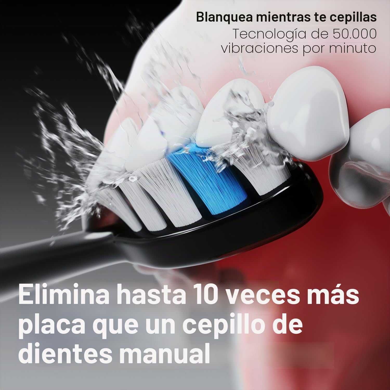 AquaSonic Duo PRO,Sanitización UV y base de carga inalámbrica,10 cabezales de cepillo ProFlex y 2 estuches de viaje