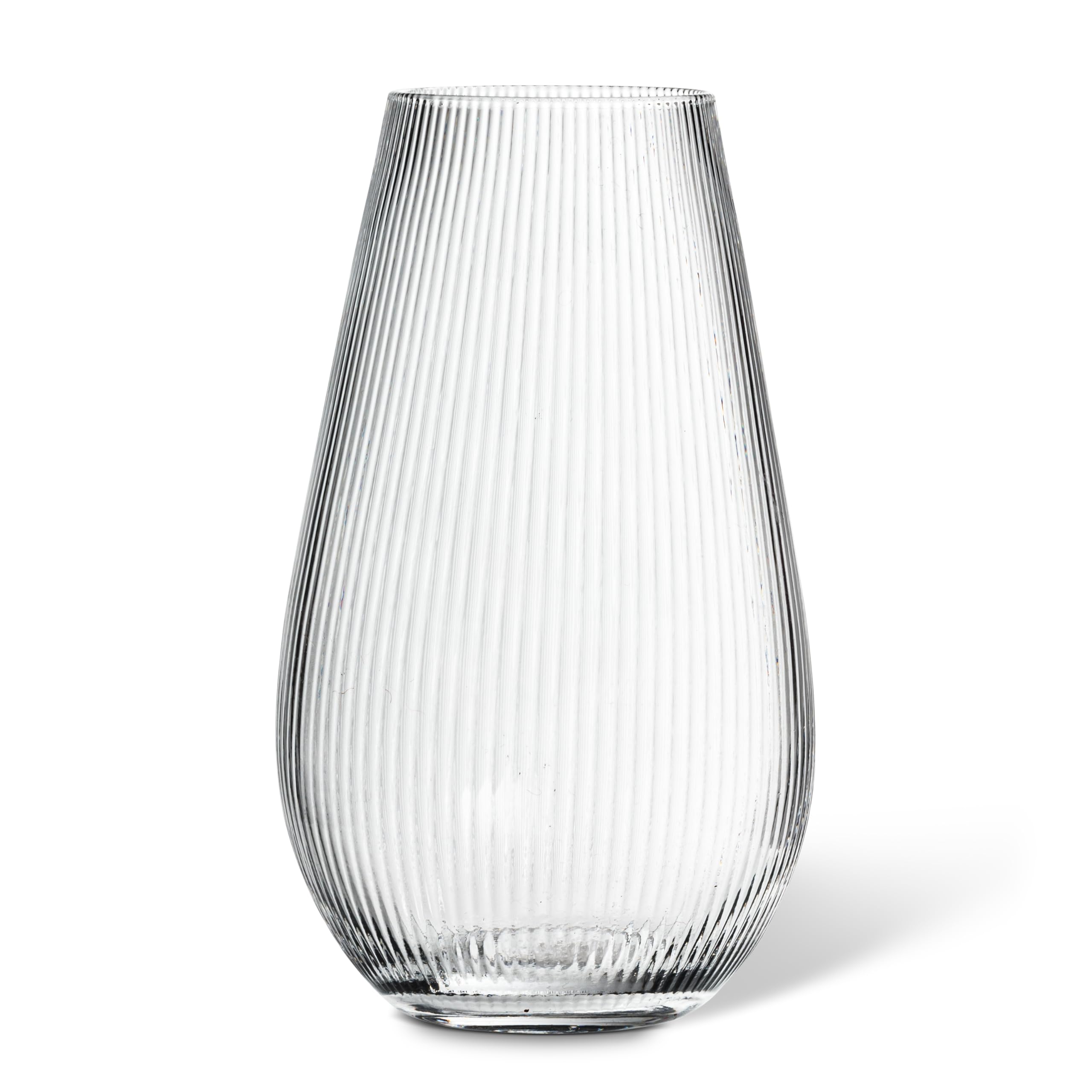 Vase à fond large en verre anti-basculement 25,4 cm Abbott Collection