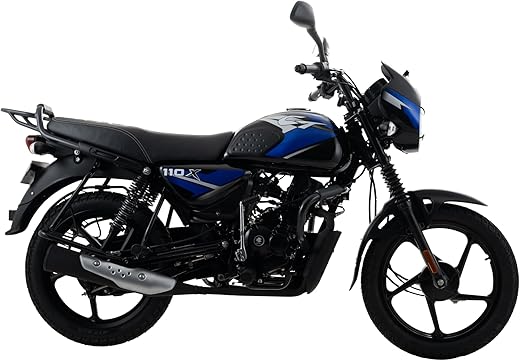 Bajaj Ct 110 X Es Motorcycle/Motorbike - Blue Black - Ex-Showroom