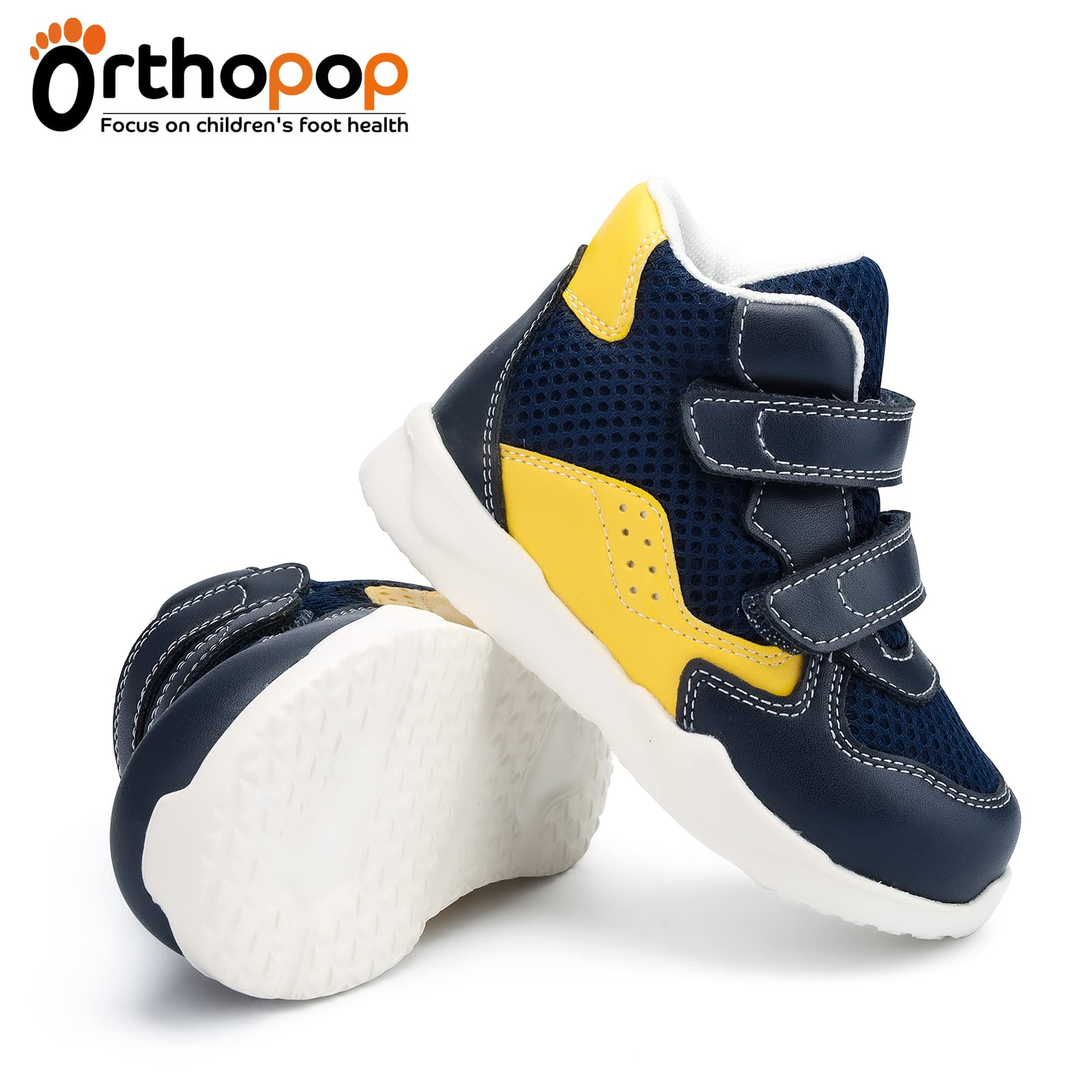 Zapatos ortopédicos para niños y jóvenes, Botas de Tela Vaquera con Soporte para el Arco y el Tobillo, Suelas Antideslizantes, corrigen los pies Planos y el valgo/varo de los niños