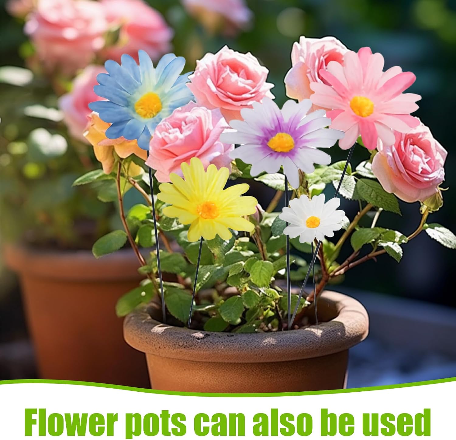5pcs Breathable Garden Stake Signs with Flexible Wire image 2