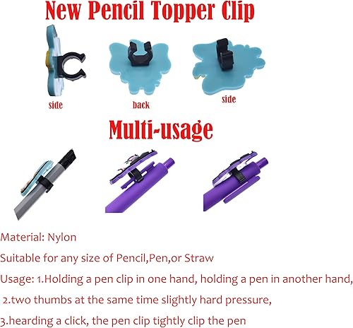 Miniatura 4 de 24 adornos mexicanos para lápices, clip de lápiz, decoración de regalos, premios de Chavo del ocho, suministros de oficina