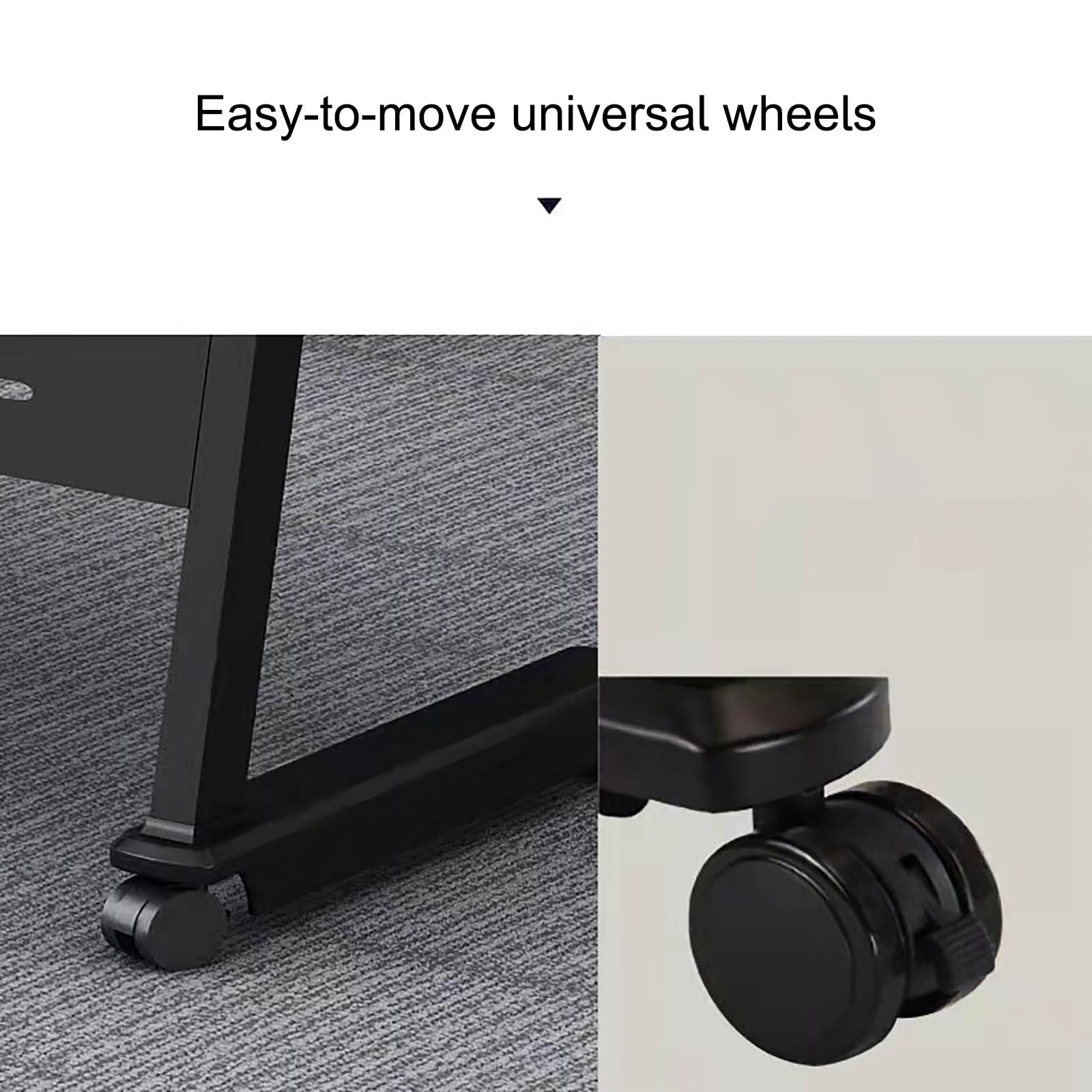Tavolo da conferenza pieghevole portatile, 140 x 75 cm, salvaspazio, facile da installare, ideale per riunioni in ufficio, sessioni, eventi e raduni, design versatile e elegante