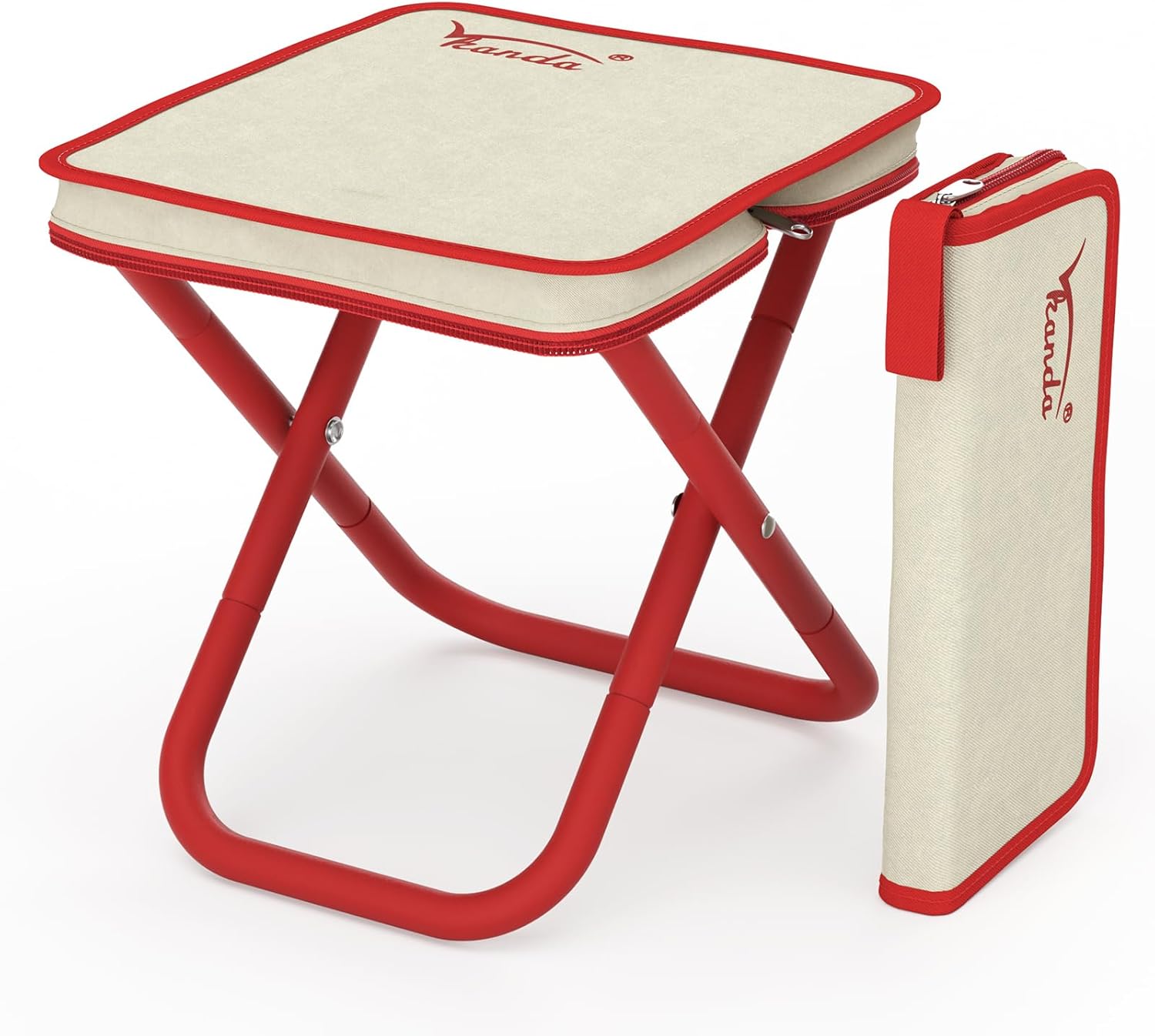 Amazon.com: Folding Stool Camping Stool, Portable Folding Stool with ...