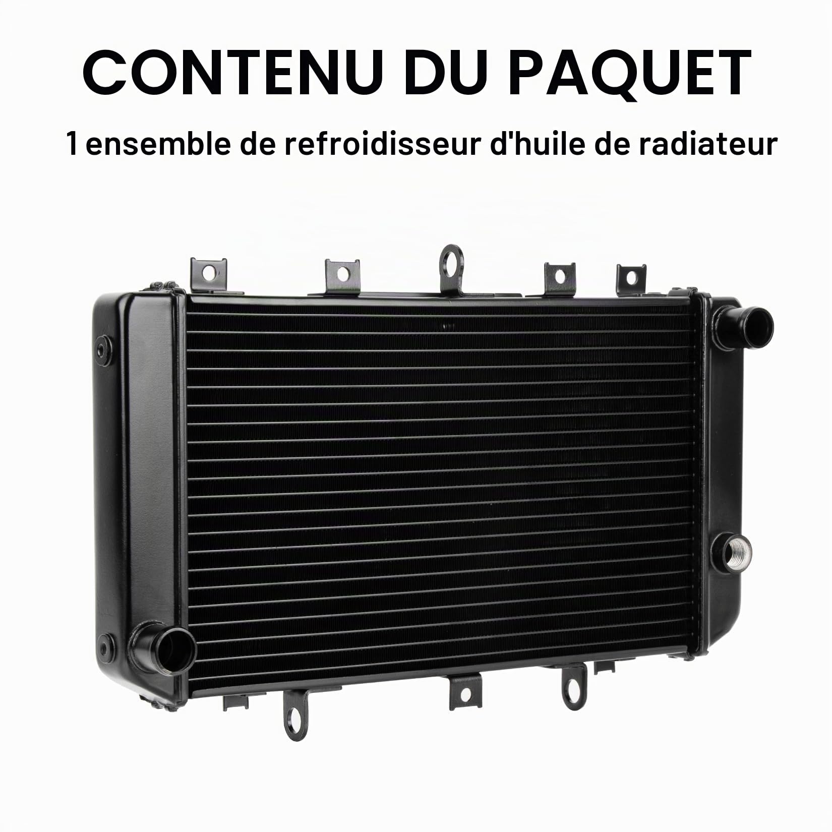 PSLER Radiateur de Refroidissement d'Huile pour Z750 2004-2006 | Radiateur moteur également compatible avec les modèles Z750S (2005-2006). Accessoires de motocyclette.