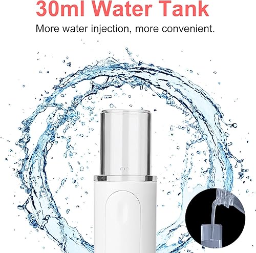 Miniatura 5 de Atomizador de humedad facial de niebla fina para la cara Spritz de mano refrescante para la piel hidratación profunda, pulverizador de