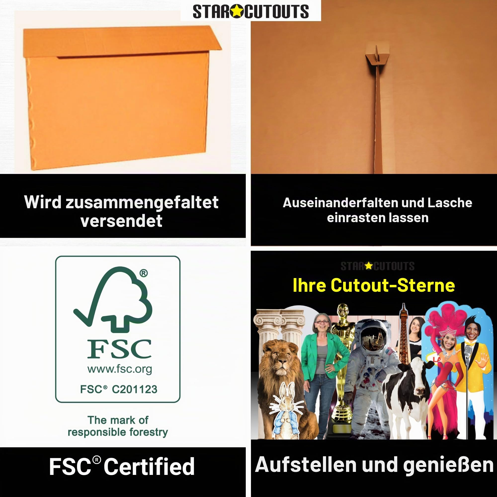 Star Cutouts SC4231 King Charles mit Medaillen, lebensgroßer Pappaufsteller mit Mini