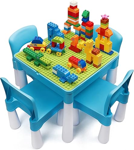 Miniatura 7 de burgkidz Silla de Plástico para Niños Pequeños, Silla para Niños Duradera y Ligera, Asiento de 9.3" de Altura, Uso en Interiores o Exteriores para